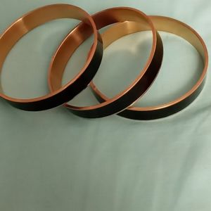 Black and gold bracelets